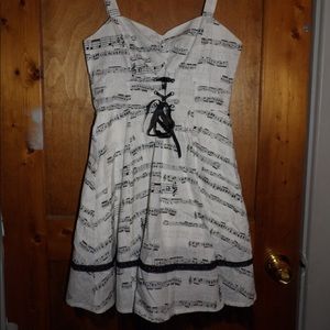 Hot Topic Music Note Dress